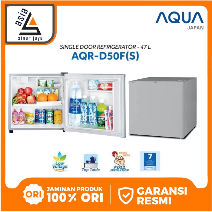 Aqua Japan Kulkas Portable Mini Bar AQR-D50F 47 Liter