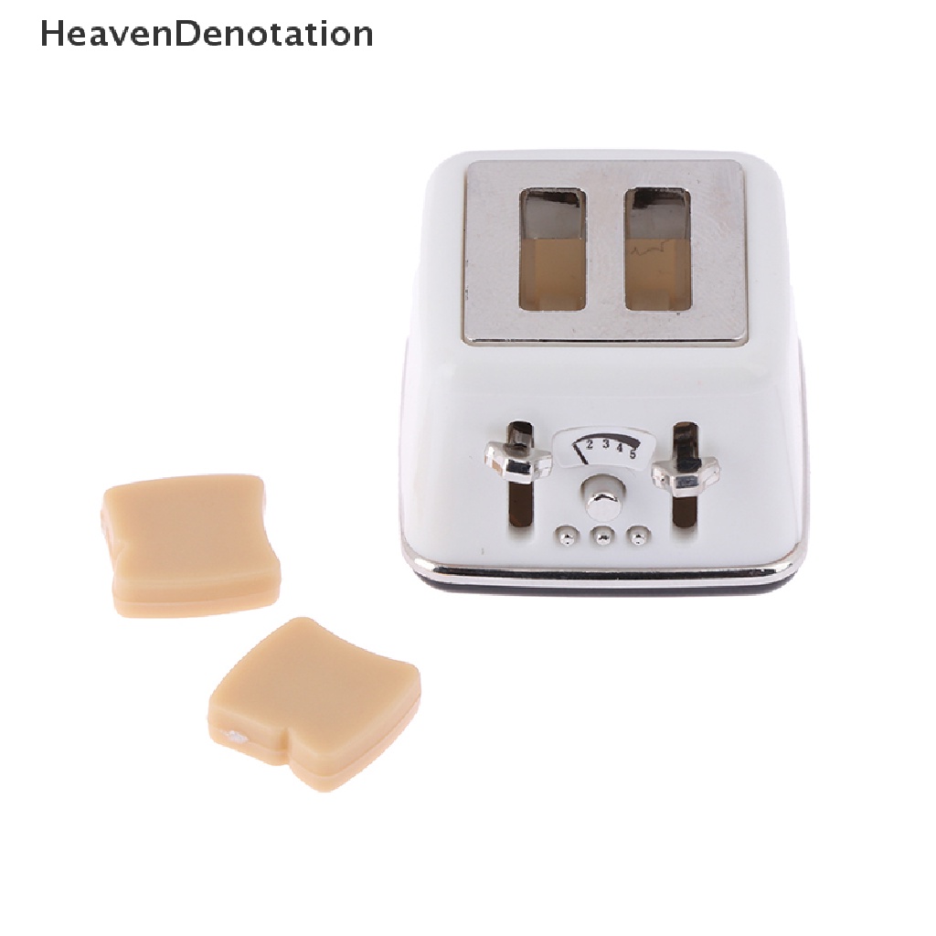 [HeavenDenotation] 1/12 Scale dollhouse bread machine with toast miniature cute decorations toaster