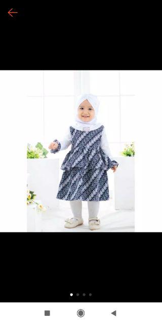 Cetta Official ( Tunik Nesia) Atasan Anak Batik Rayon Baju Pesta Anak Dan Bayi Murah Dress