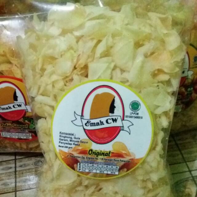 

Keripik singkong "Emak CW" Original