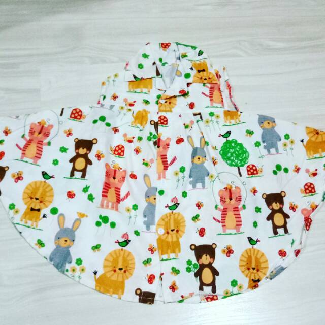 (Harga Ecer) Kemeja Umbrella katun catra anak perempuan