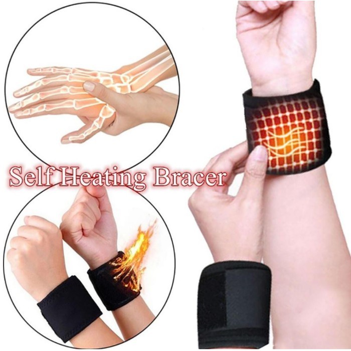 SABUK TERAPI PERGELANGAN TANGAN SABUK PEMANAS ALAT TERAPI MAGNET NYERI