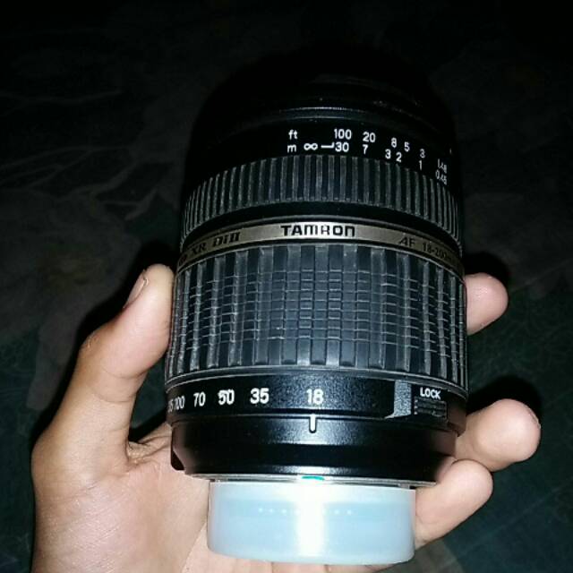 Lensa tamron 18-200mm for nikon