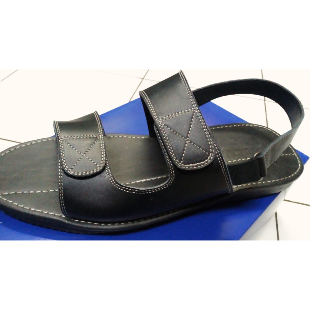 Sandal  Kasual Pria Kulit Asli Rasheda Gr 33 Big Size