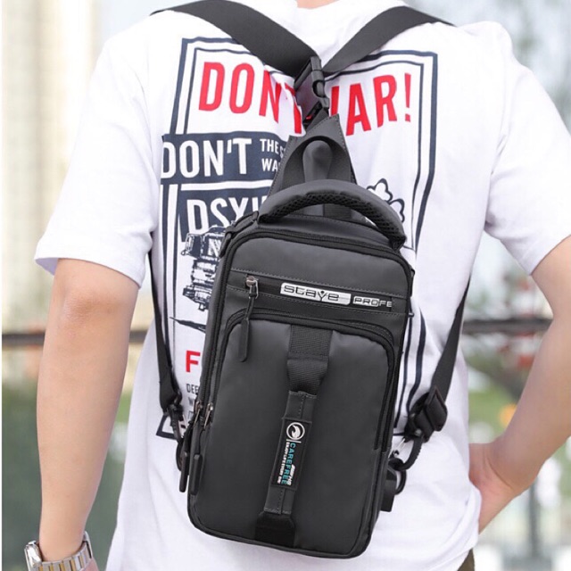 Tas selempang ransel multifungsi waterproof staye professional