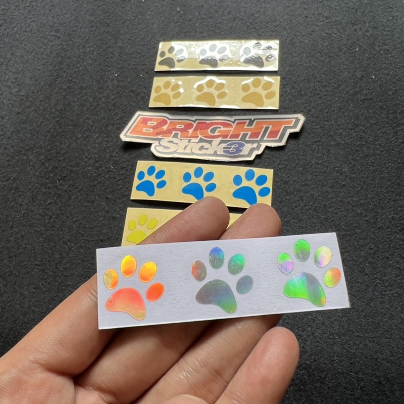 STICKER STIKER TELAPAK KAKI ANJING STICKER HANDLE PINTU MOBIL CUTTING