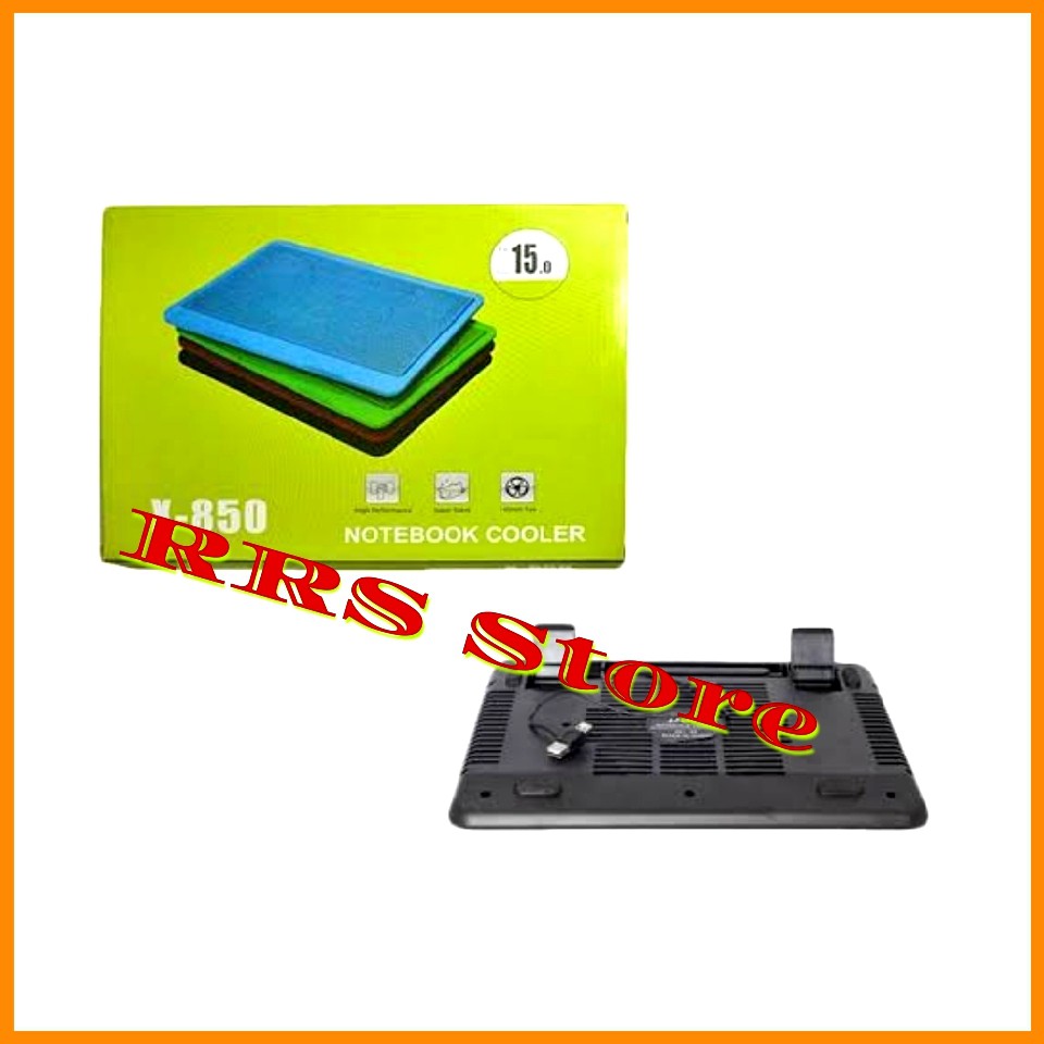 Cooling Pad Cooler Fan Kipas Pendingin Laptop x 850 15&quot; Ukuran kipas 4”