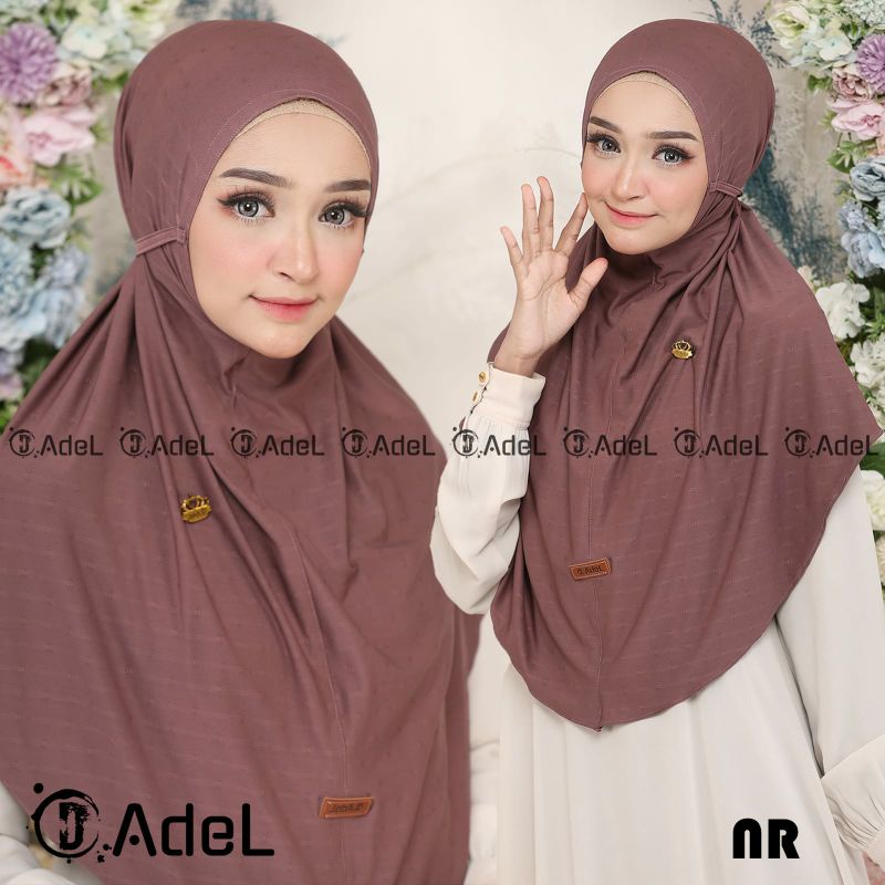 Jilbab/Bergo instan Jersey NR ori ADEL