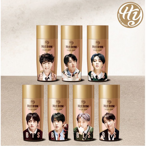 BTS Coffee Hot Brew Vanilla Latte 270ml Global Exclusive