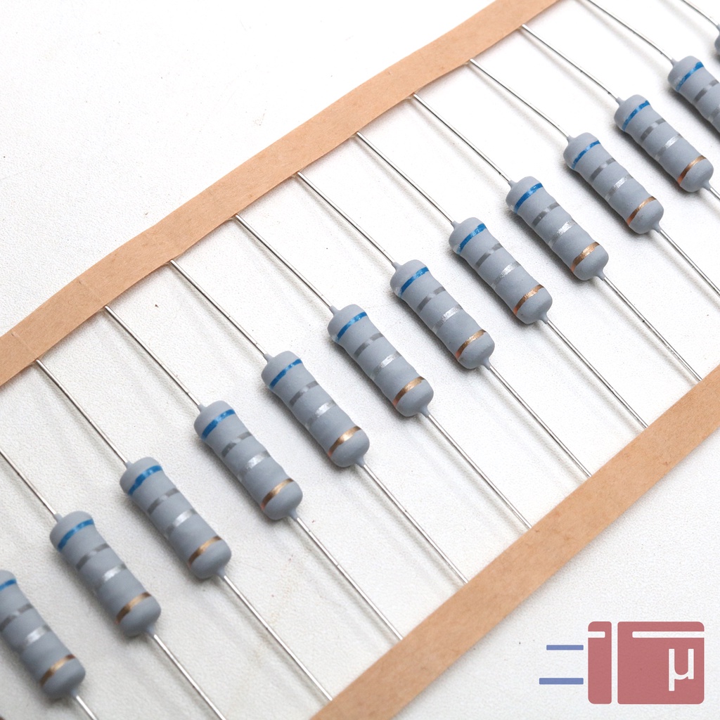 Resistor 0.68R 0.68 Ohm 2W Metal Oxide 5% Taiwan Kaki Tembaga