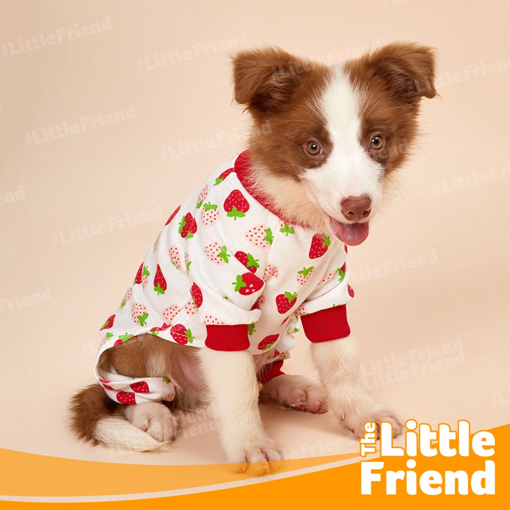 Baju Tidur Piyama Pajamas Kucing Anjing Model Jumpsuit Kartun Lucu