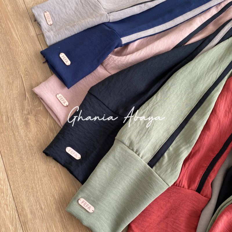 [COD] ABAYA GHANIA - BAHAN PREMIUM CRINKLE AIRFLOW