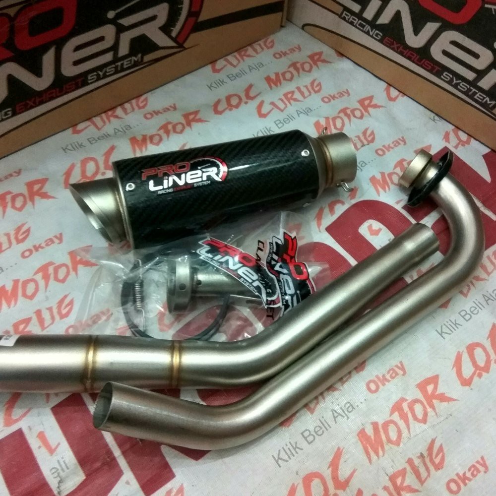 KNALPOT RACING PROLINER CARBON ORIGINAL YAMAHA XABRE 150  bac 88