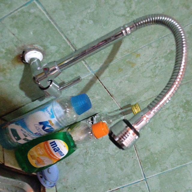 Kran Angsa Flexible Kepala Kecil Engkel 1/2 Chrome