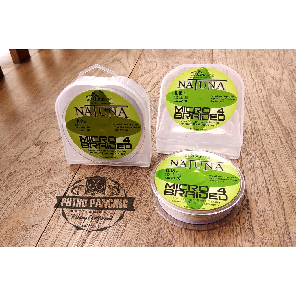 PE Natuna Micro 0,08 - 0,10 - 0,12 - 0,15 - 0,2 - 150m MULTICOLOR