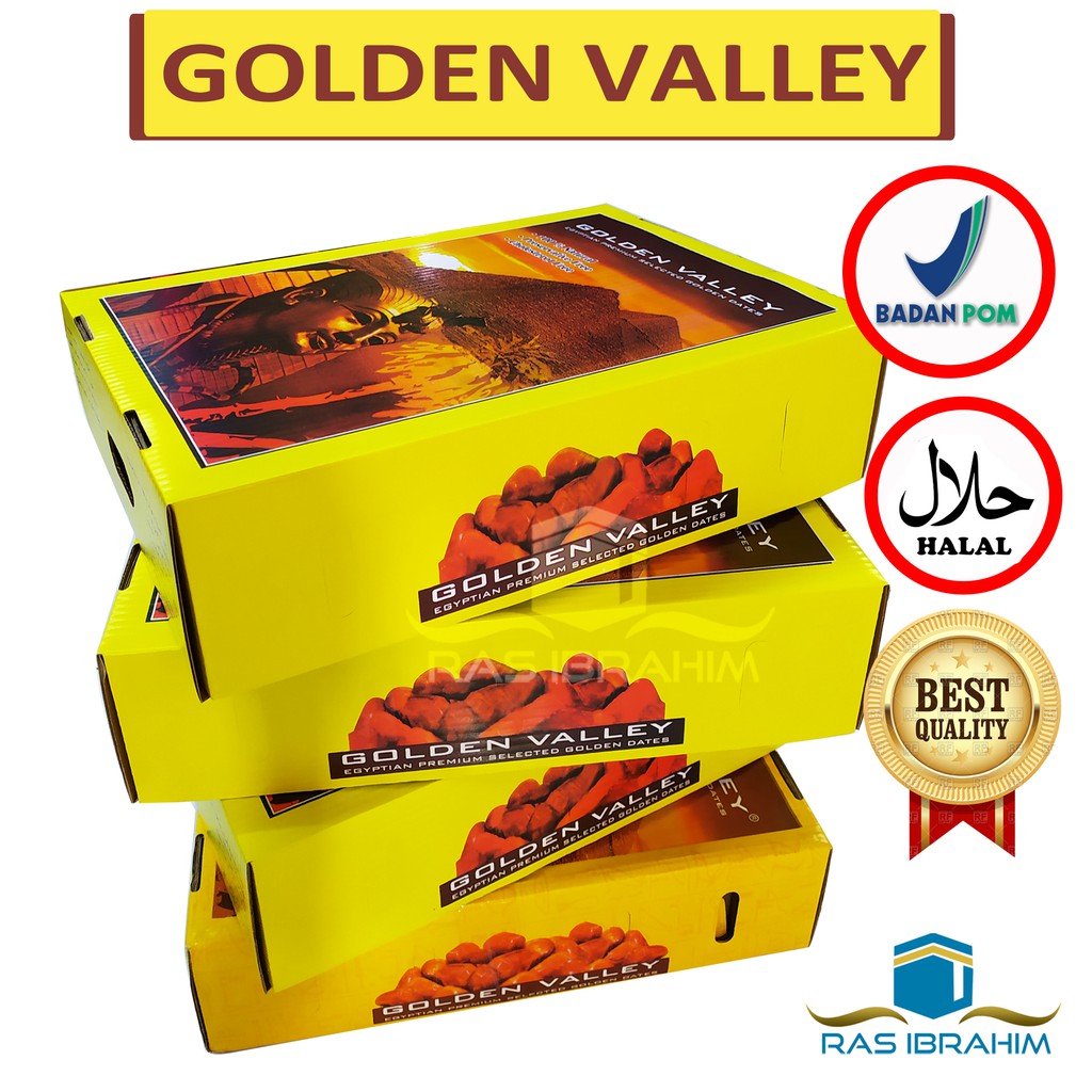 

Kurma Golden Valley / Kurma Mesir Madu 10kg BPOM Original