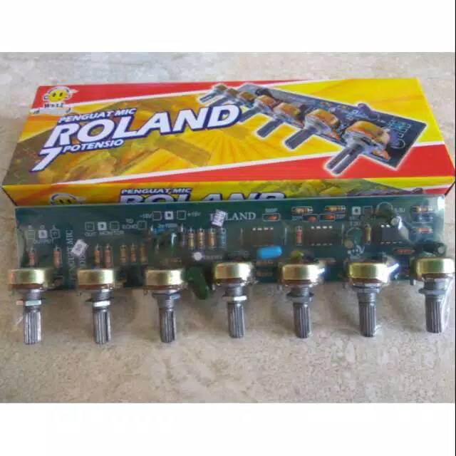 Kit penguat mic roland 7 potensio original