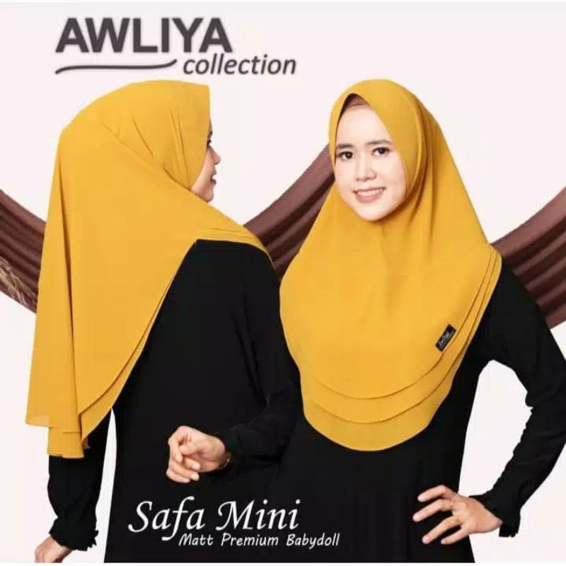 khimar SAFA MINI ORI ALIYAR/AWLIYA COLLECTION AWLIYA HIJAB TERBARU TERLARIS