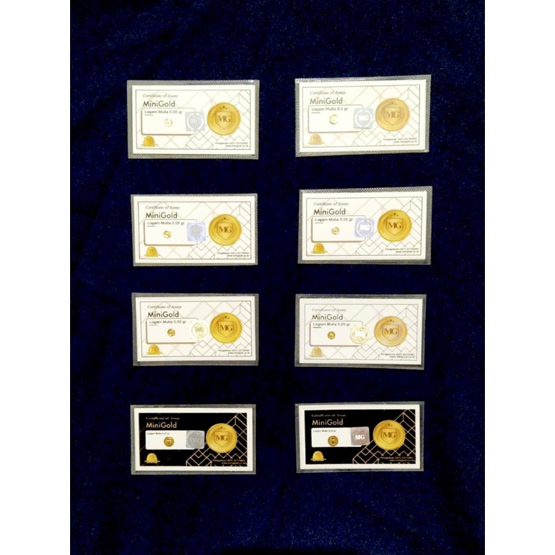 Mini Gold 0.05gr/0.25gr/Emas 24karat 99%/Emas Antam