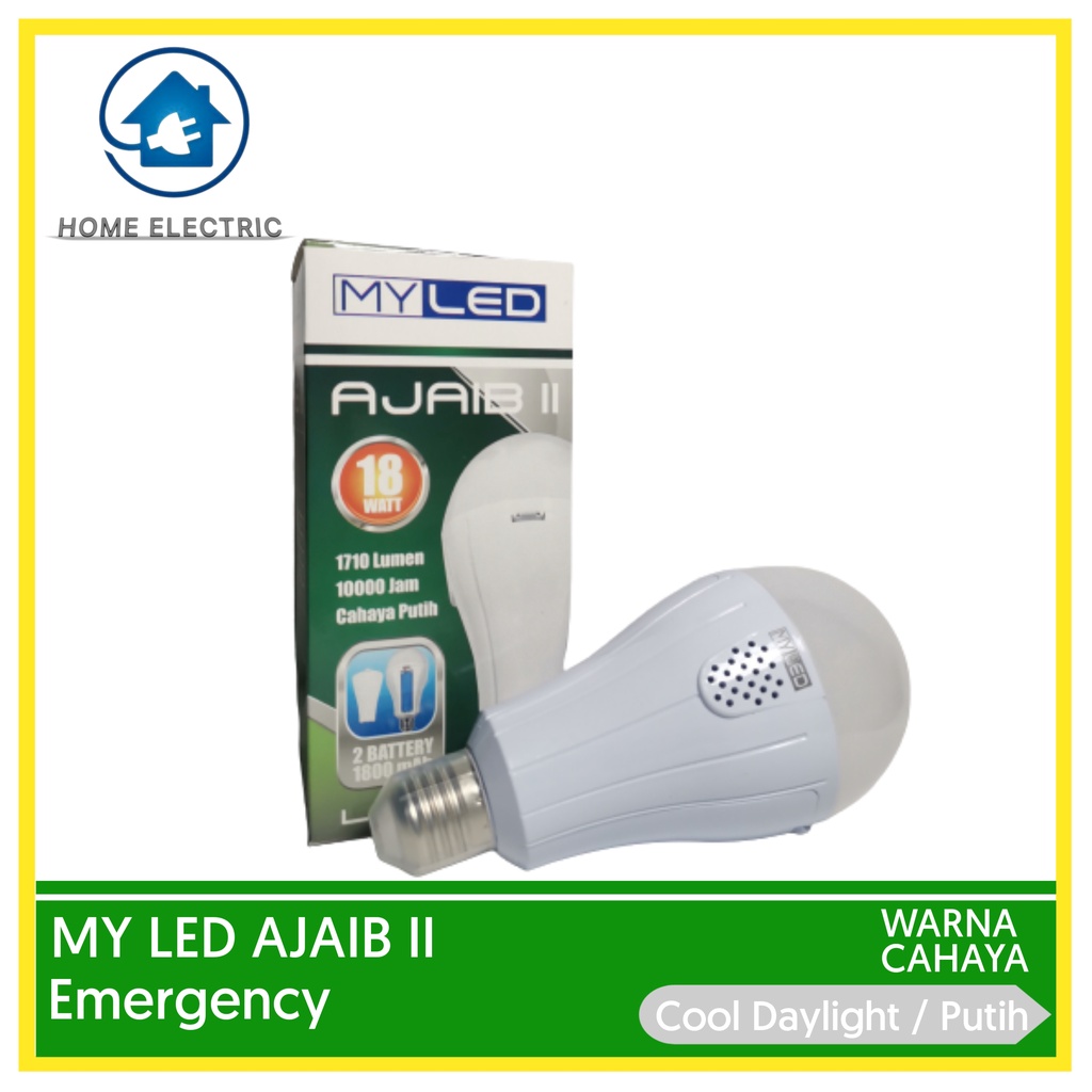 Lampu LED EMERGENCY MY LED AJAIB II 18 Watt