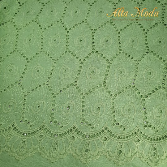 

Alta Moda Katun Bordir Spiral Ijo (1M)