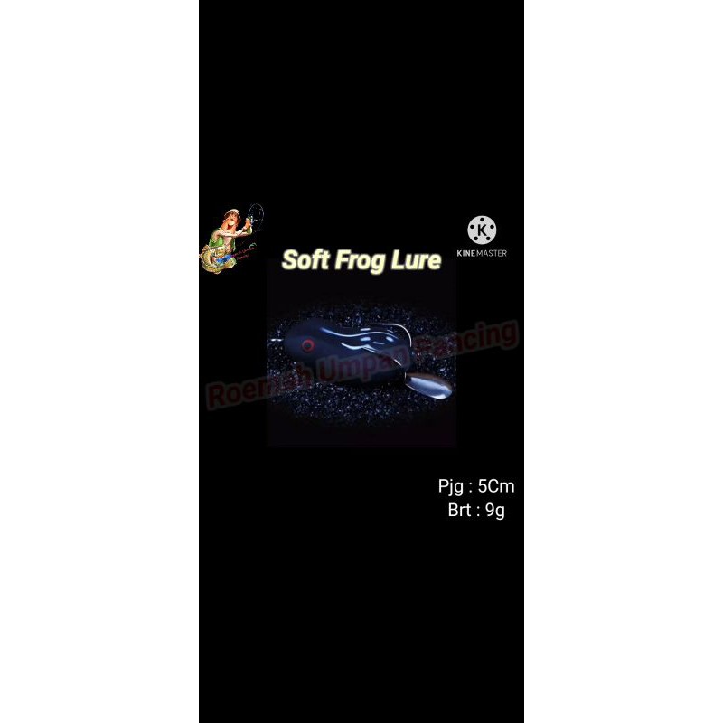 Umpan pancing soft frog lure 5cm