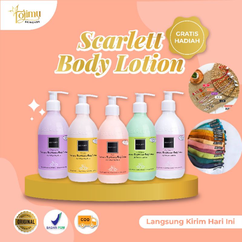 Scarlett Whitening / Scarlett Body Lotion / Body Lotion Jolly / Body Lotion Romansa / Pemutih badan