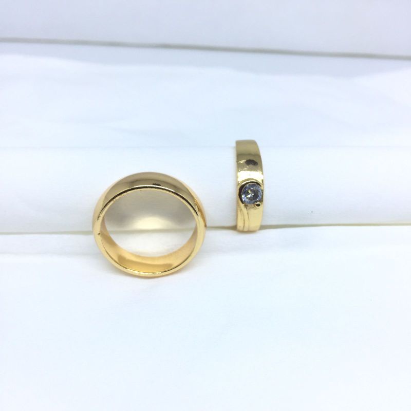 Cincin  sepasang Kawin Tunangan Nikahan Cincin Couple Anti Karat Murah