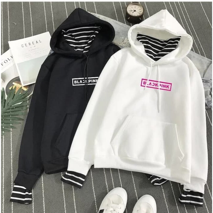 sweater hoodie wanita shopee