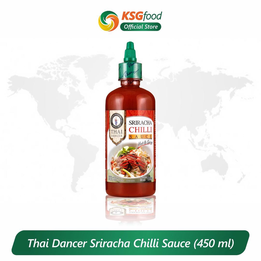 

Thai Dancer SRIRACHA CHILLI SAUCE 450ML/SAOS SRIRACHA/SAUS SRIRACHA