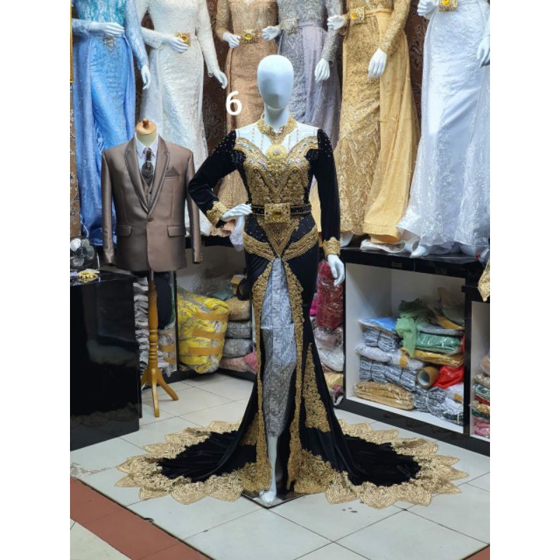 GAUN PENGANTIN BELUDRU BERKOR FULL PAYET MEWAH MODERN//BAJU ADAT JAWA //GAUN