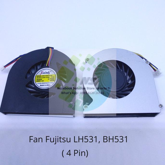Kipas Coling Fan Processor Laptop Fujitsu LH531 BH531 Lifebook LH 531