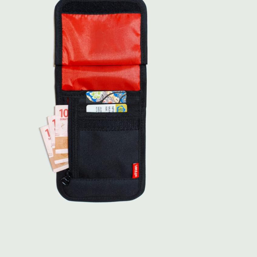 ➸ Tas Hp mini selempang gantung leher hanging wallet tempat kartu atm mateswell polos HP01 ◘