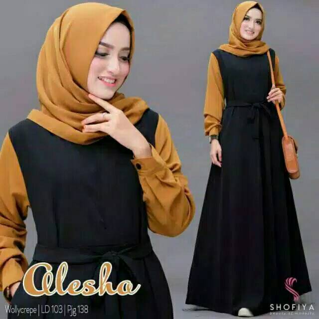 PROMO GAMIS WANITA TERBARU Alesha dress