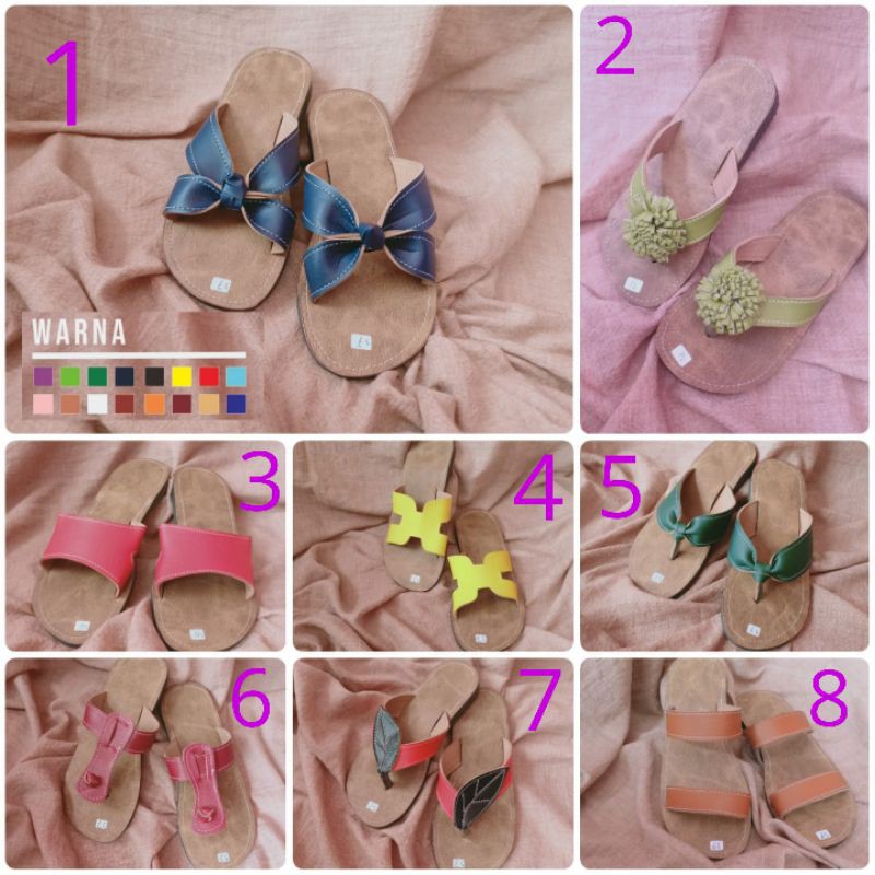 sandal vintage jepit slop lucu ringan unik klasik khas Malioboro Jogja