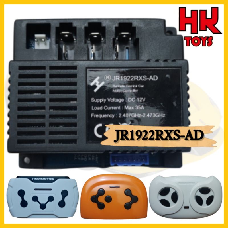 Receiver Set Remot Control Bluetooth JR1922RXS Mobil Mainan Aki Anak Pliko PMB