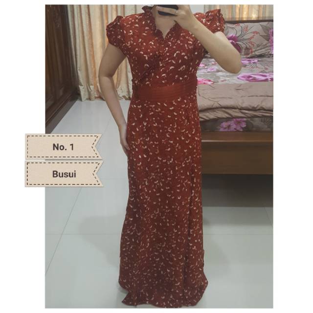 Baju Daster Arab India Batik Pekalongan Qonita Busui Murah