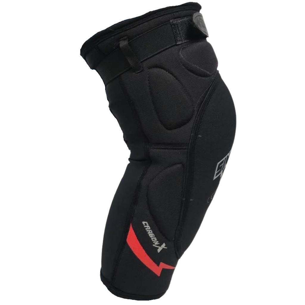 Knee Protector dengkul Singletrek1 Carbon KPC Merah