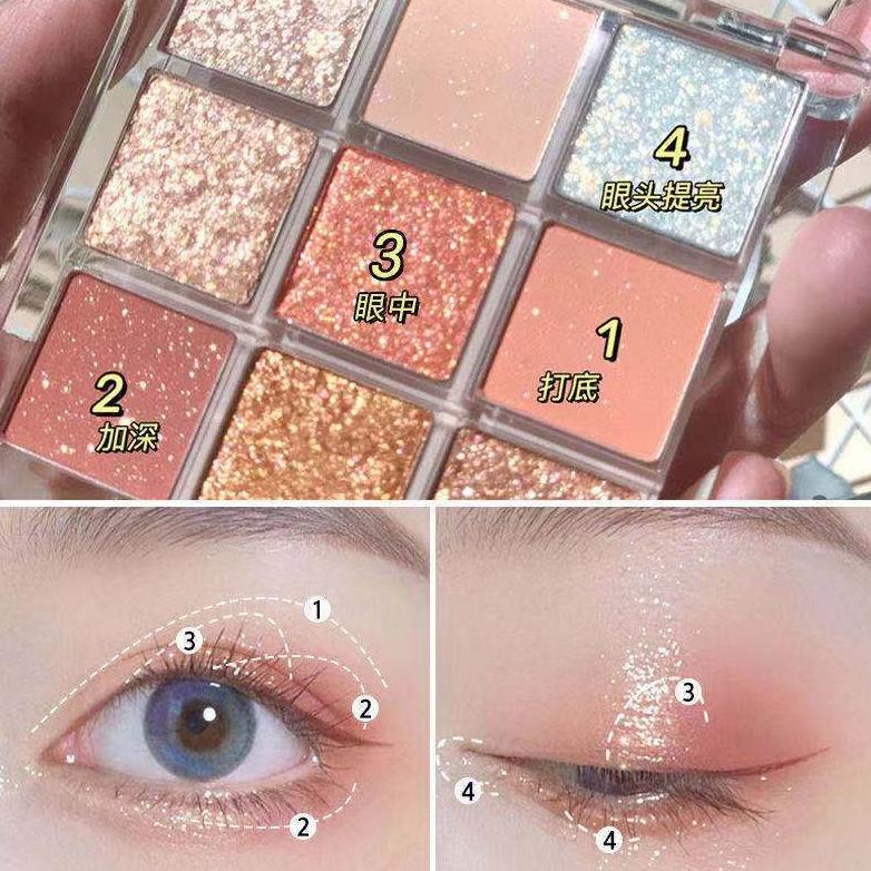 Promo✥ EYESHADOW PALLET PALLETE KOREA COCO VENUS 9 WARNA IMPORT 81