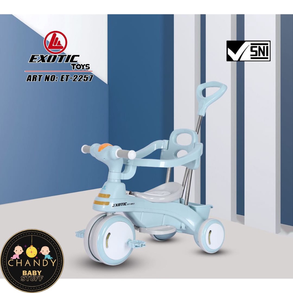 SEPEDA ANAK RODA TIGA TRICYCLE ET 2257 EXOTIC