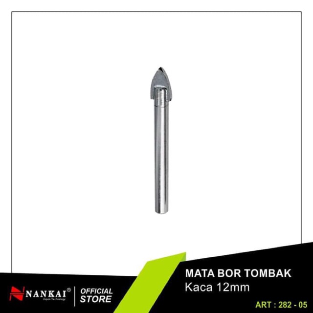 Mata Bor Kaca Tombak 12 MM Nankai