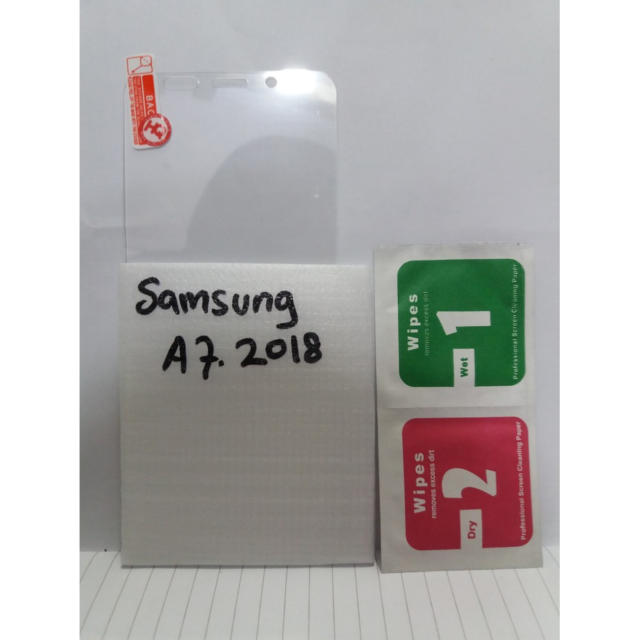 Tempered Gorilla Glass kaca Samsung A7 2018 murah meriah