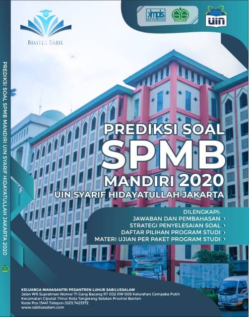 Bisa Cod Buku Prediksi Soal Spmb Mandiri Uin Jakarta 2021 Shopee Indonesia