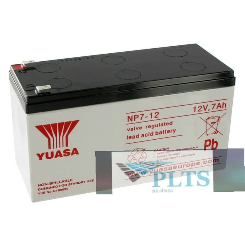 Aki Vrla Yuasa 12v 7ah NP7-12 kering