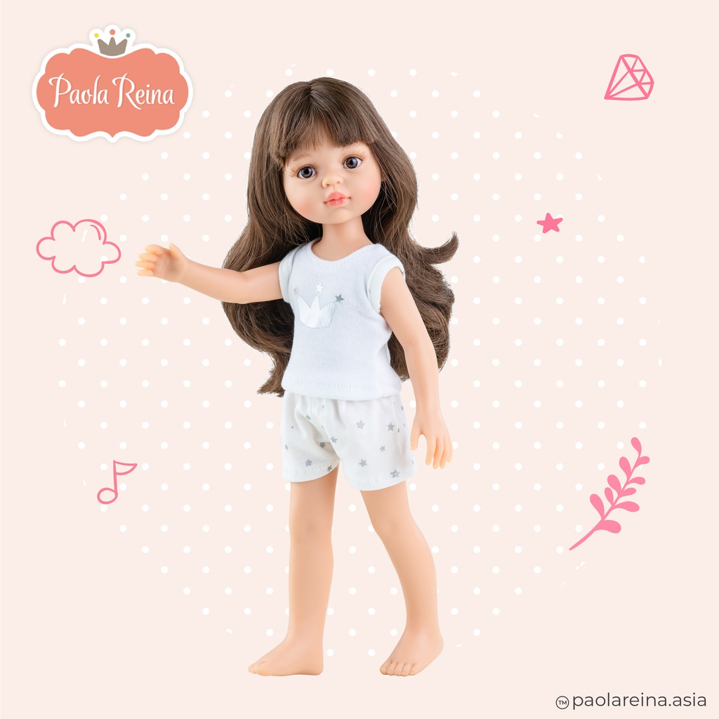 BEYBA Paola Reina Indonesia Carol Pijama Doll 32 cm mainan boneka anak original