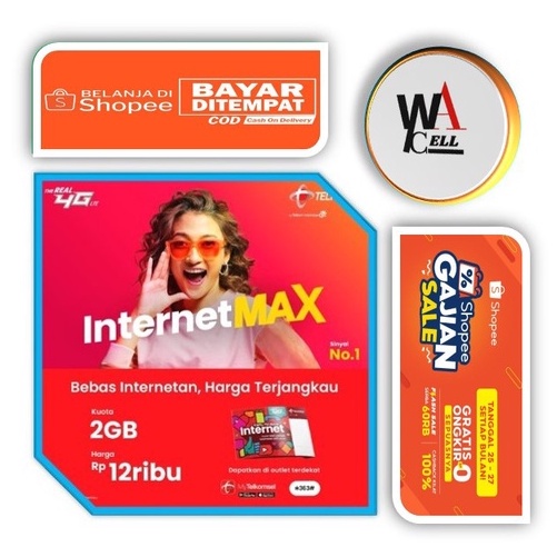 KARTU PERDANA TELKOMSEL 2 GB AREA BANDUNG