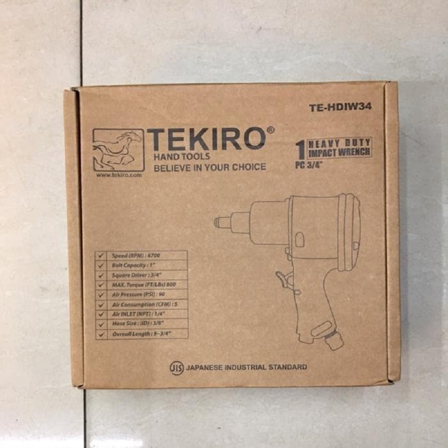 TEKIRO IMPACT WRENCH 1/2IN 1/2 INCH HEAVY DUTY RYU BOR PEMBUKA BAUT