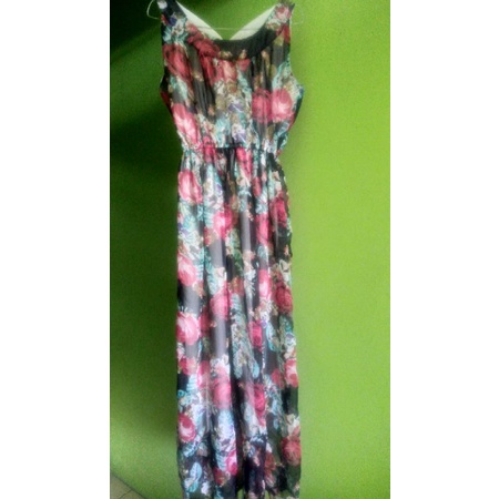 Dress Panjang Preloved / Dress Bunga Preloved