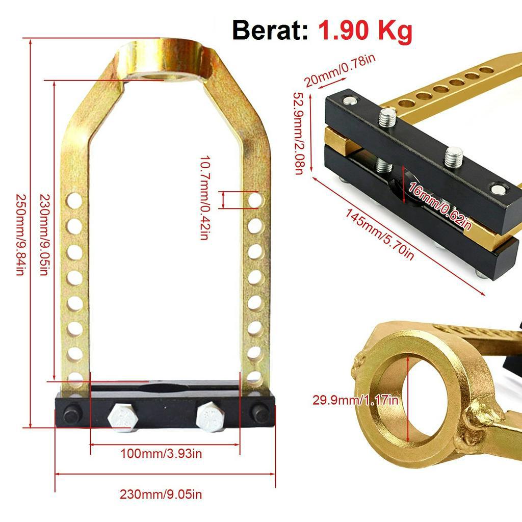 Treker CV Joint Puller Alat Lepas SST Universal Heavy Assembly Removal Tool 9 Lubang Propshaft Transmisi Shaft  Pemisah Splitter Pembongkaran Sangkar Bola Penarik Melepas