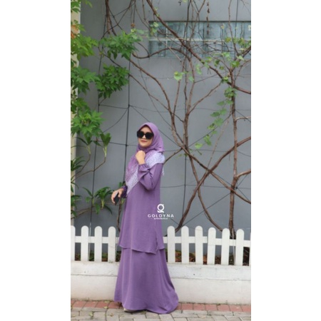Medina By Goldyna| Baju kurung| Gamis murah| Baju muslim